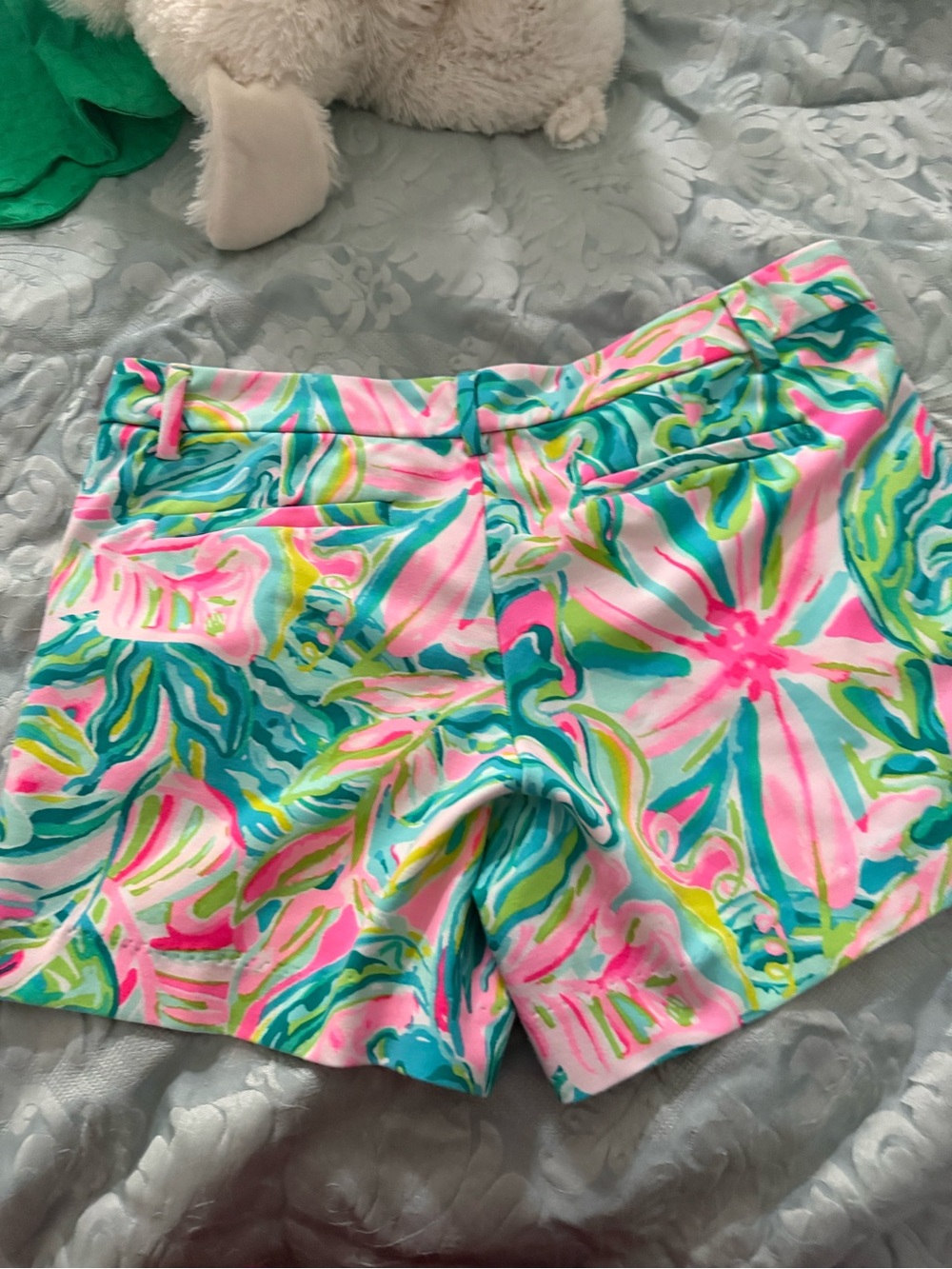 Lilly Pulitzer Multicolor Neon Floral Bermuda Shorts